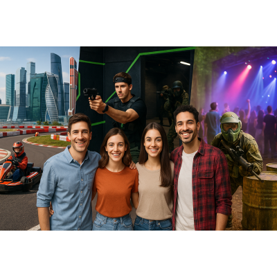 С друзьями в движении: лучшие активные развлечения Москвы