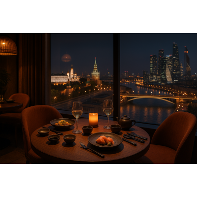 Гастрономическое свидание: необычные рестораны Москвы для вечера вдвоём