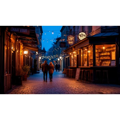 Пенный вкус и уют: атмосферные крафтовые бары для двоих 