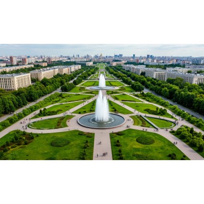 Парк Победы на Поклонной горе в Москве